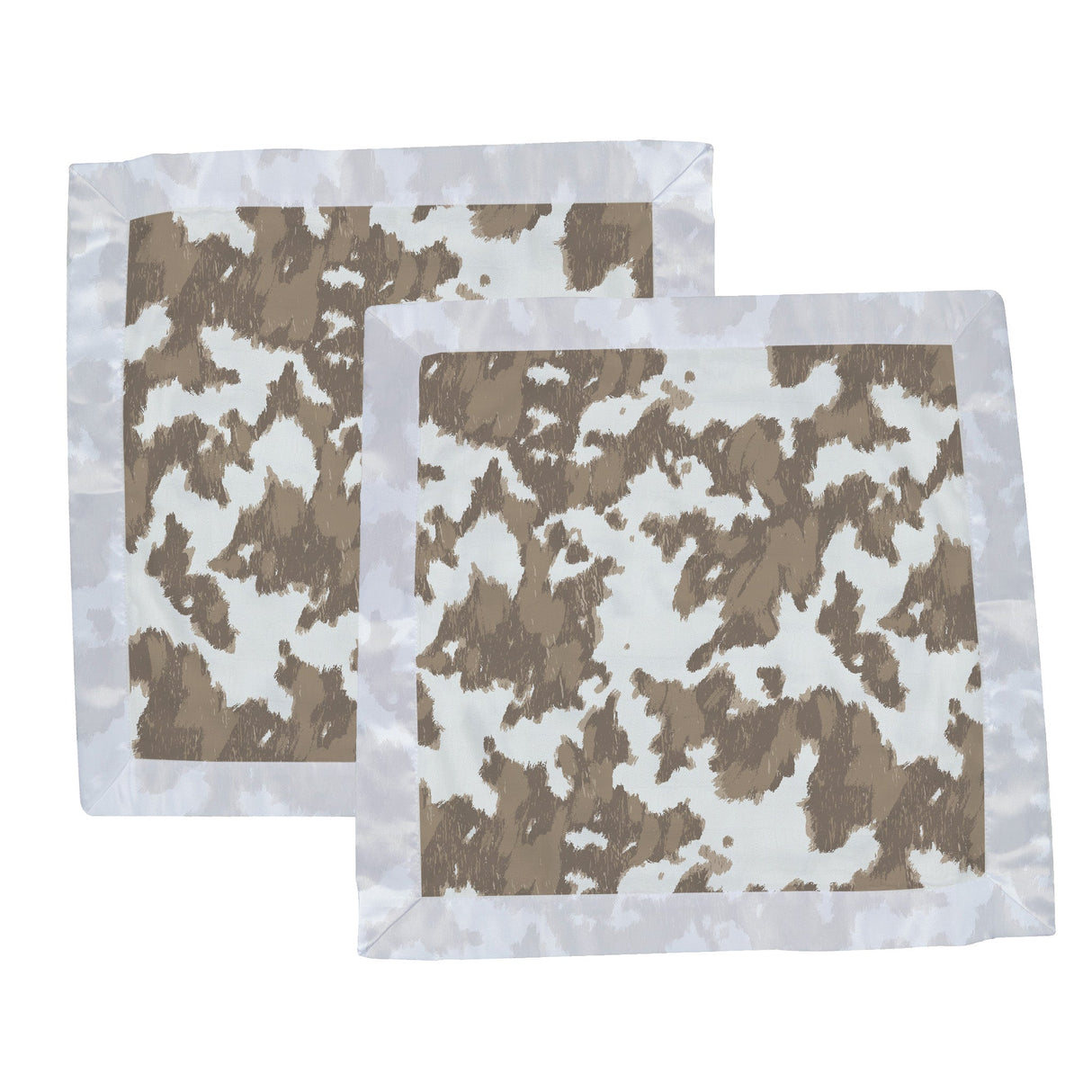Yellowstone Cowhide Newcastle Blankie - HoneyBug