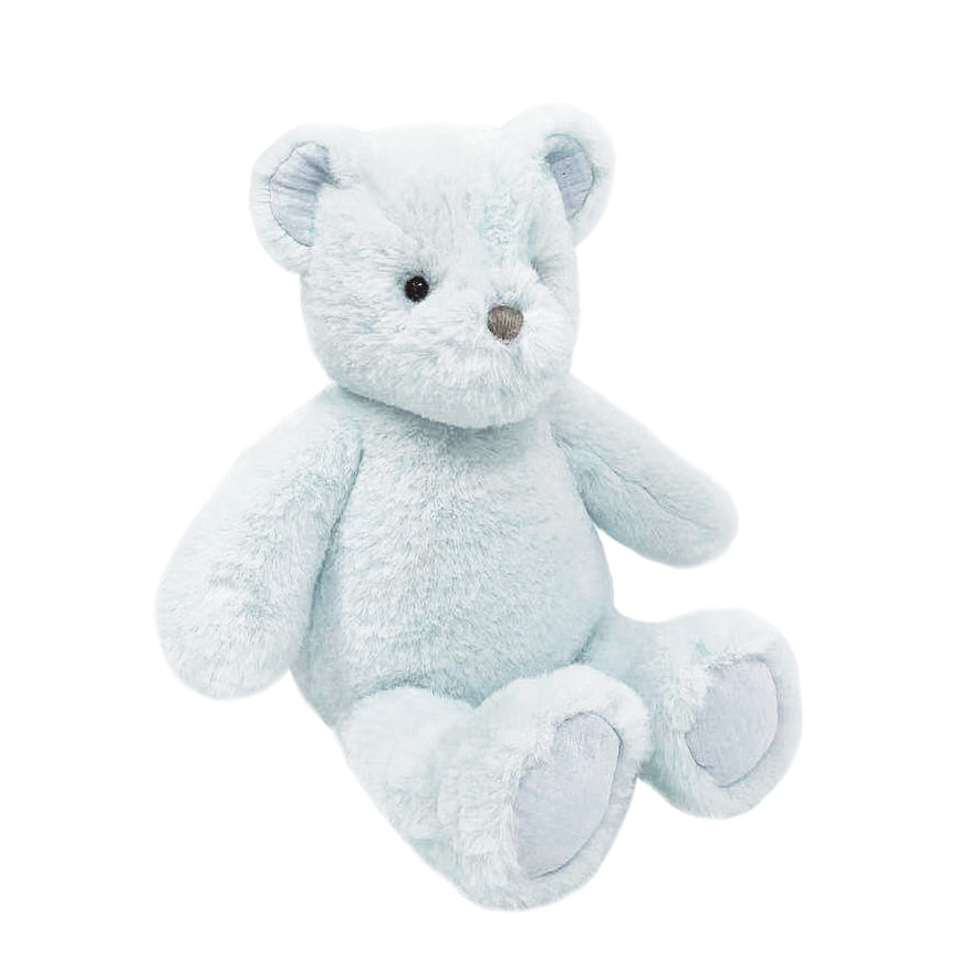 Aston Luxe Bear - Pale Blue Plush Toy - HoneyBug