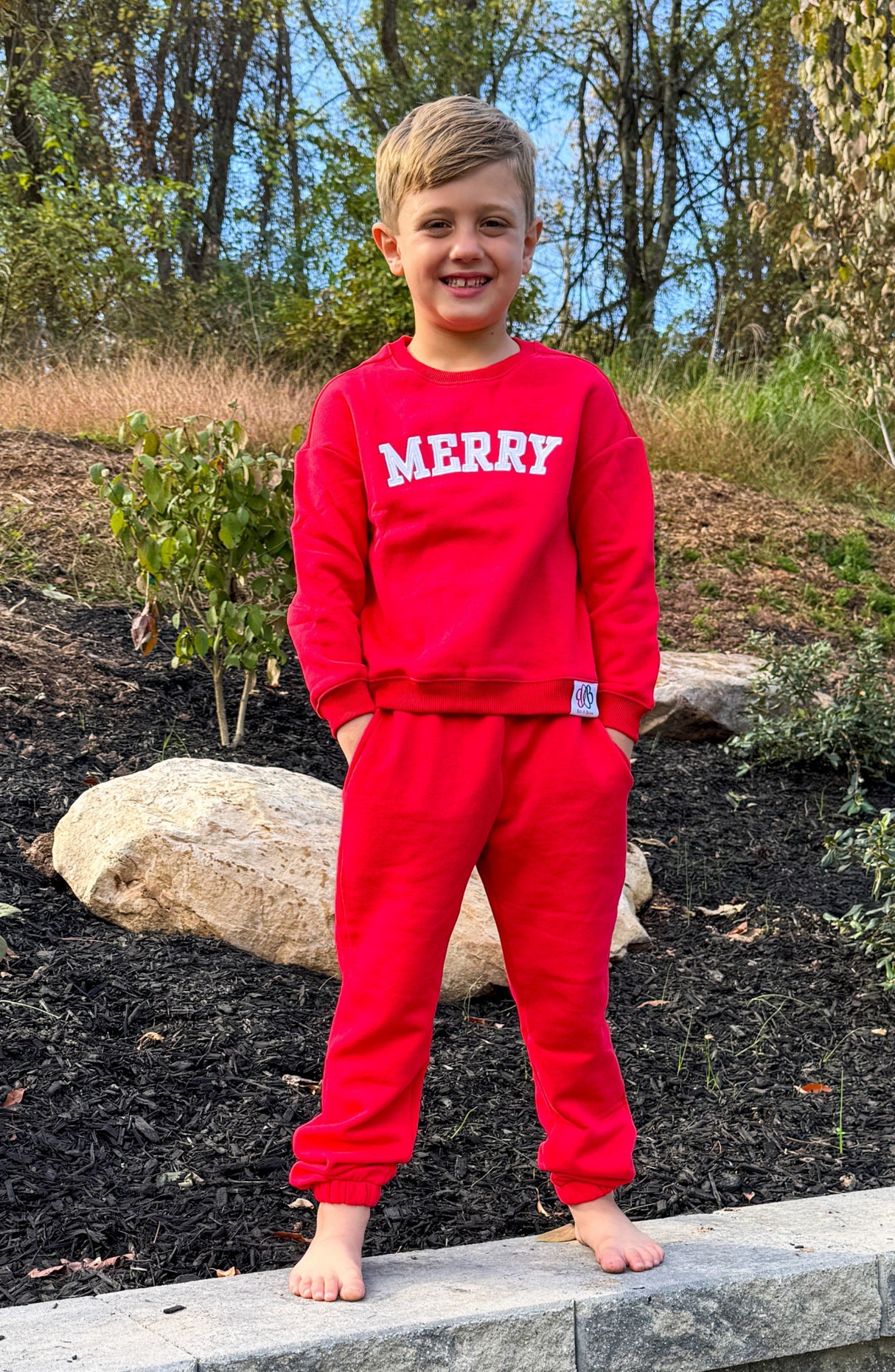 Red Jogger Sweatpants