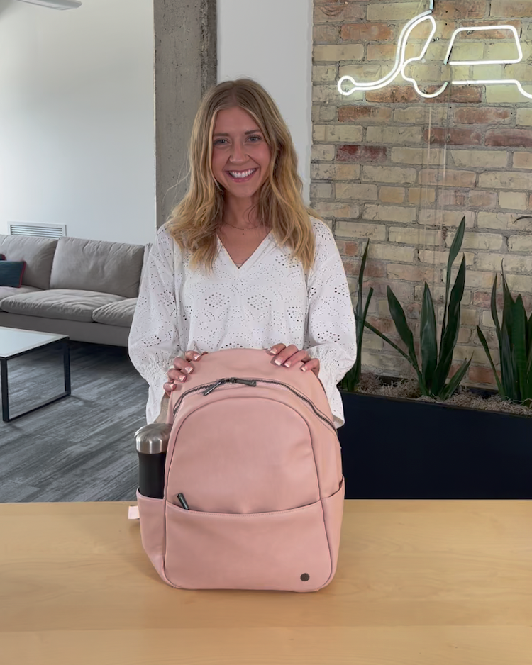 Skyline Backpack Cognac - Gold Hardware - HoneyBug