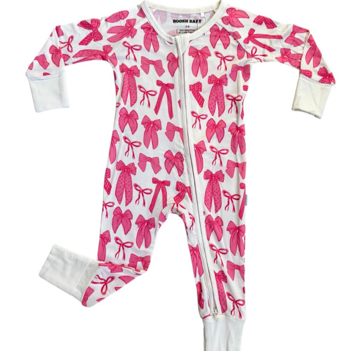 Hot Pink Bows Zippy - HoneyBug