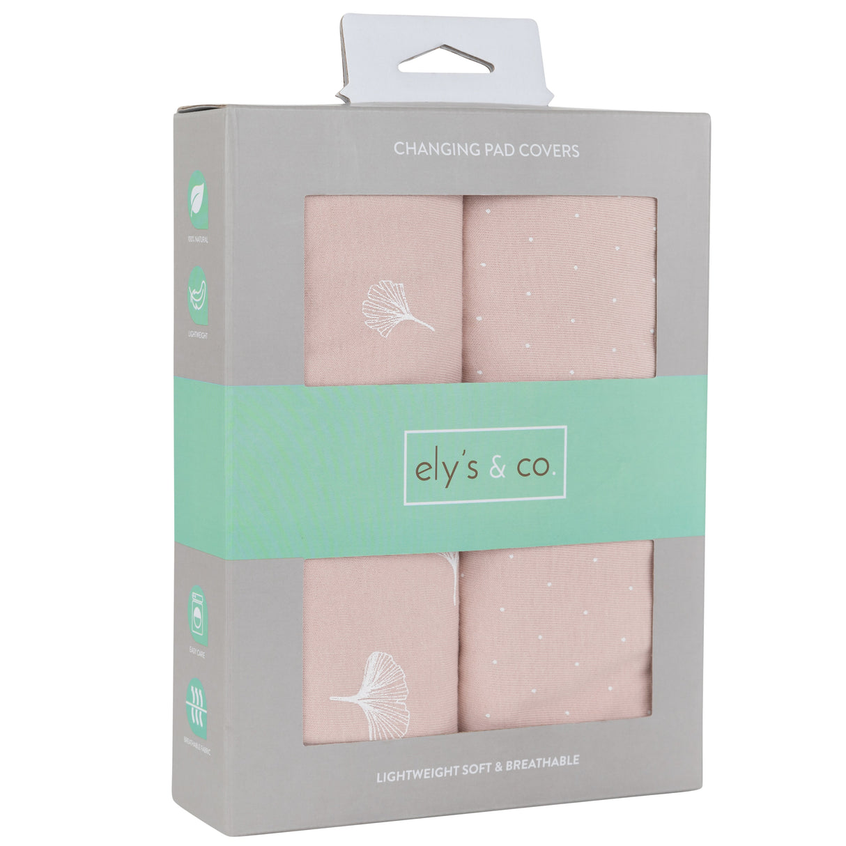 Changing Pad Cover | Cradle Sheet Set - Gingko & Pin Dot - HoneyBug