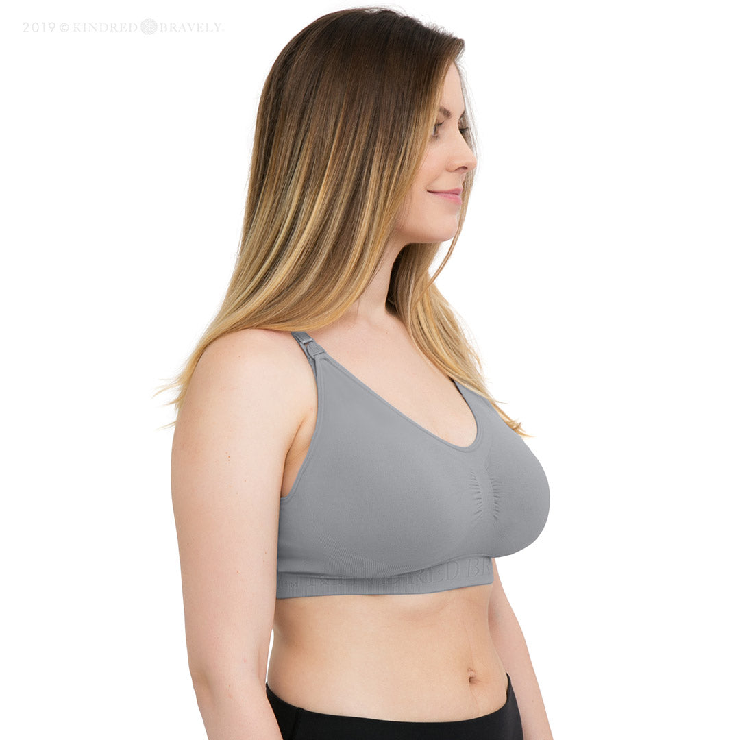 Simply Sublime® Nursing Bra | Grey - HoneyBug