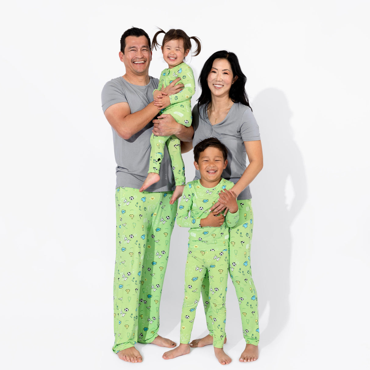 Soccer Bamboo Men's Pajama Set - HoneyBug