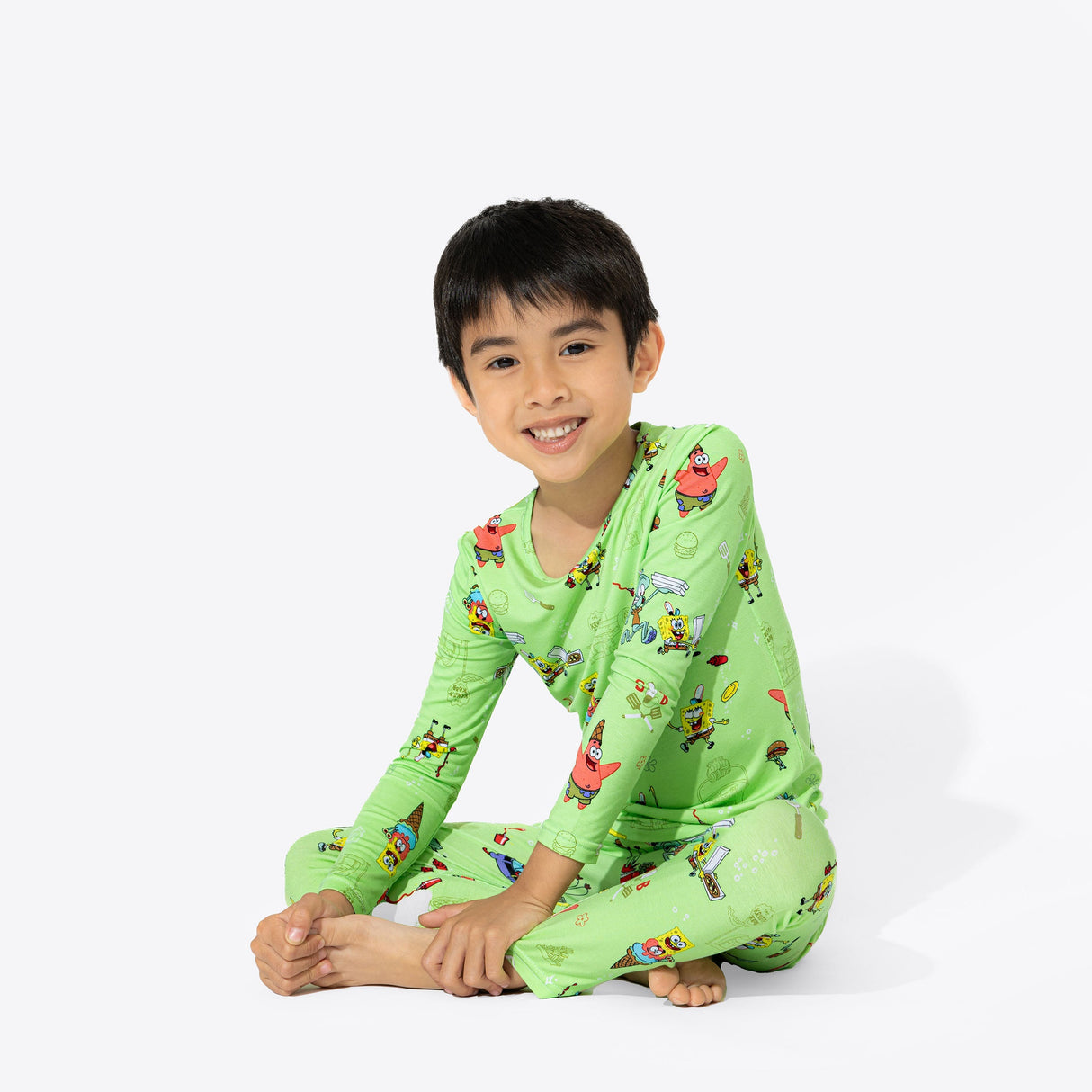 SpongeBob SquarePants: Foodie Bamboo Kids Pajamas - HoneyBug