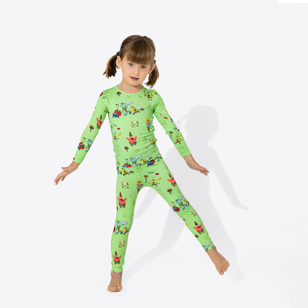 SpongeBob SquarePants: Foodie Bamboo Kids Pajamas - HoneyBug