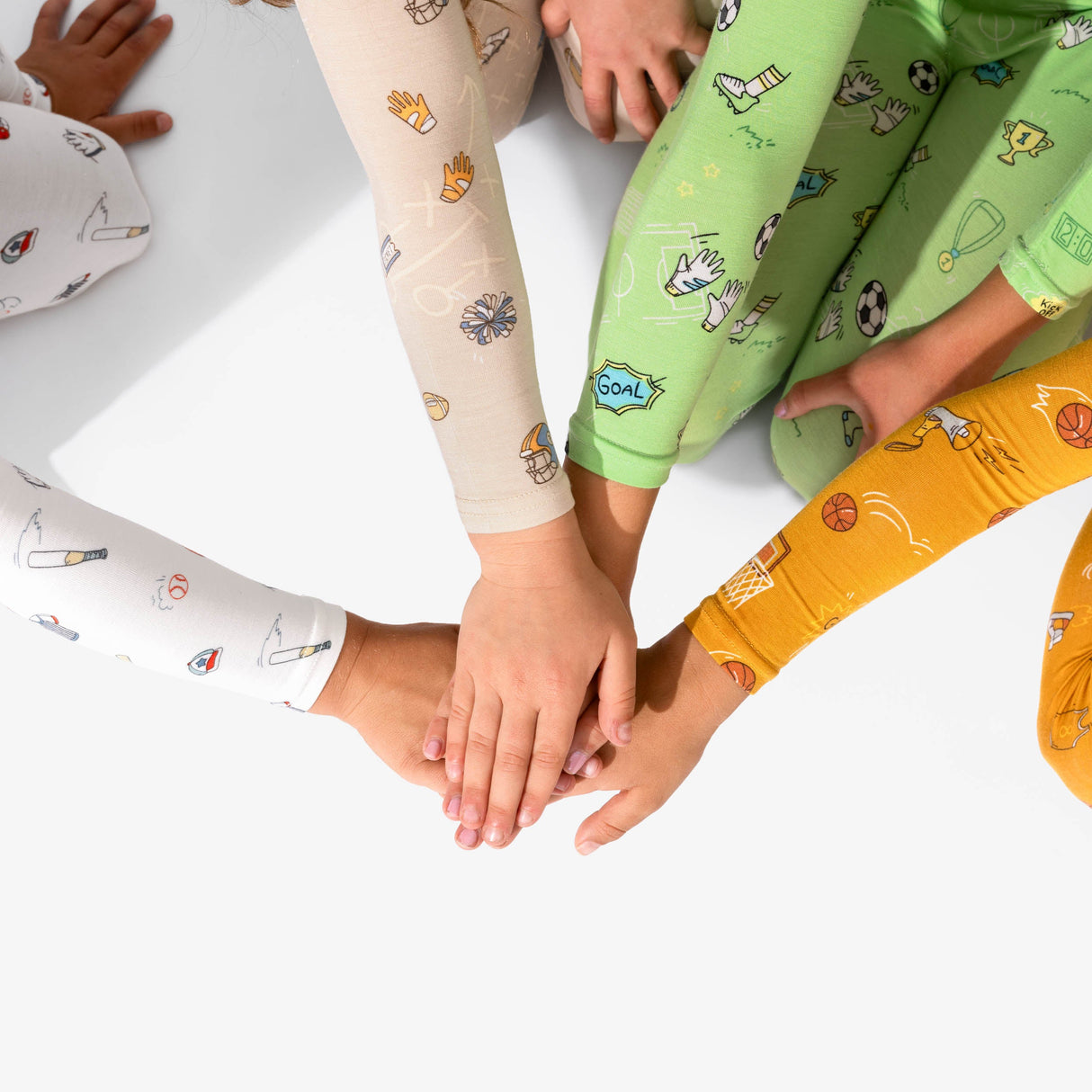Basketball Bamboo Kids Pajamas - HoneyBug