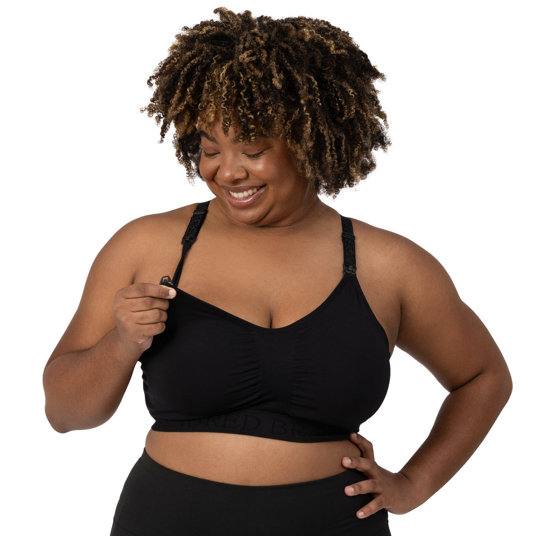 Sublime® Nursing Sports Bra | Black - HoneyBug
