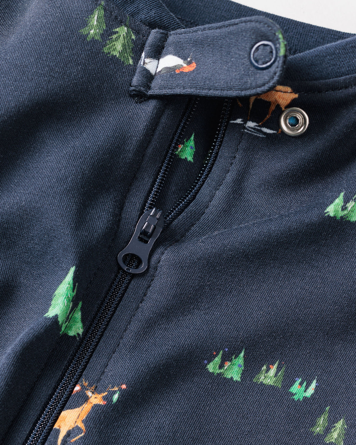 Kid's Pima Snug Fit Pajama Set in Arctic Antics - HoneyBug