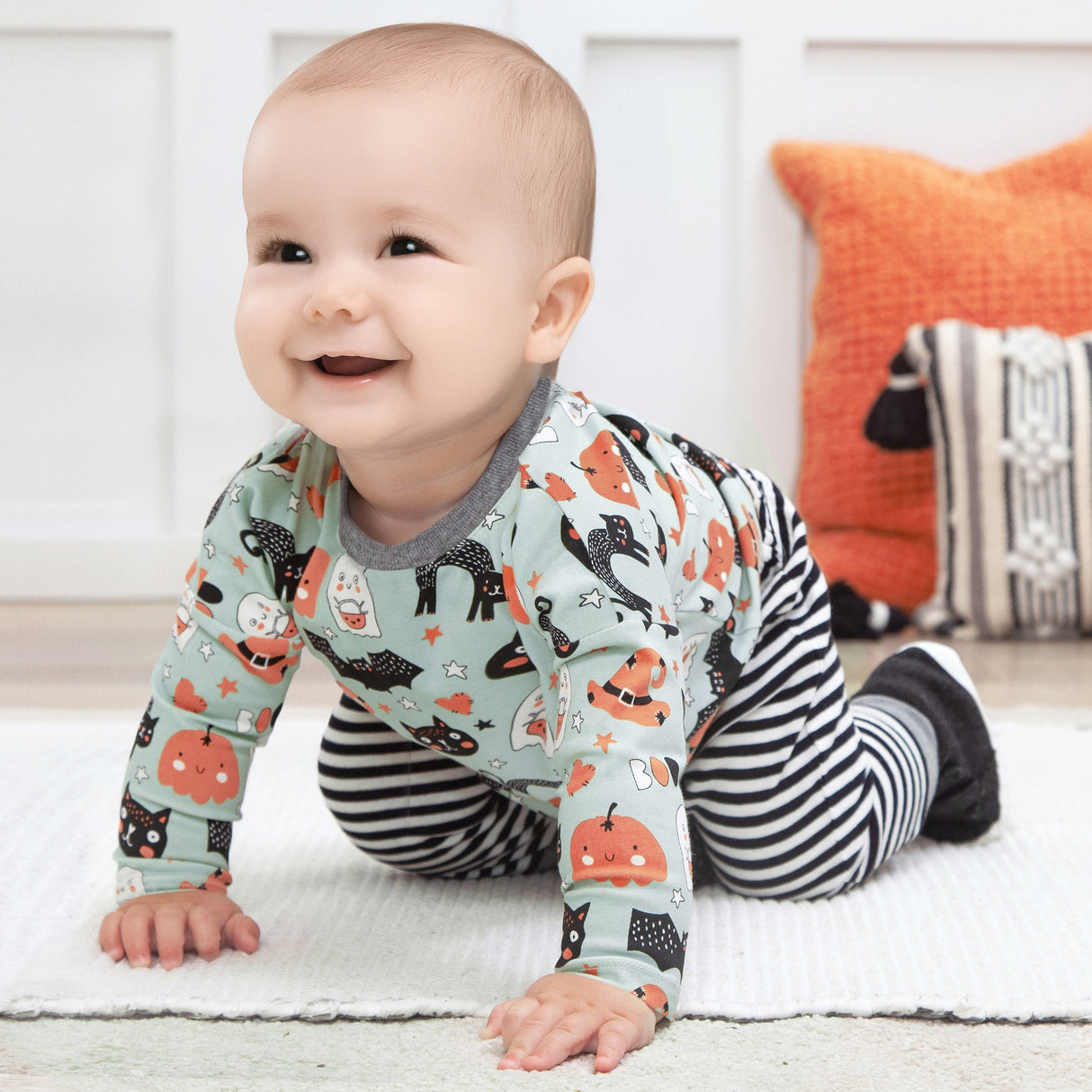 Halloween Pumpkin Pals - Boy's Top & Pants - HoneyBug