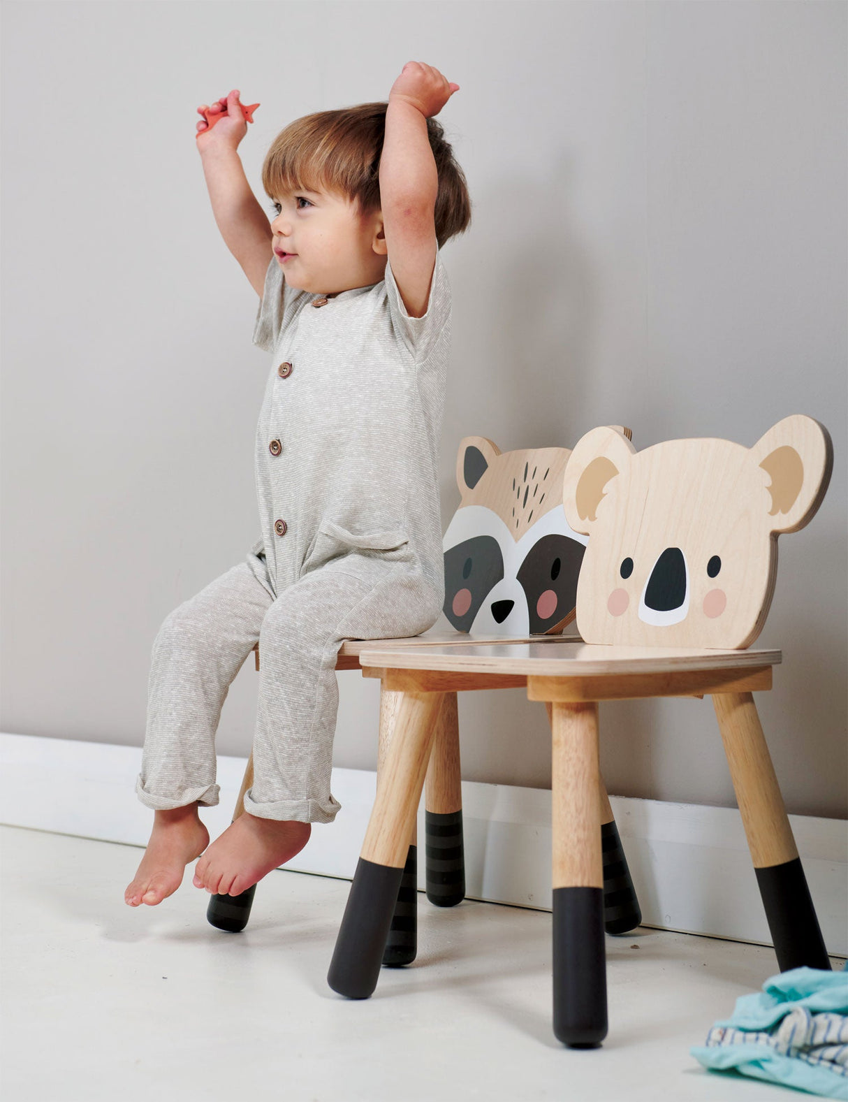 Forest Raccoon Chair - HoneyBug