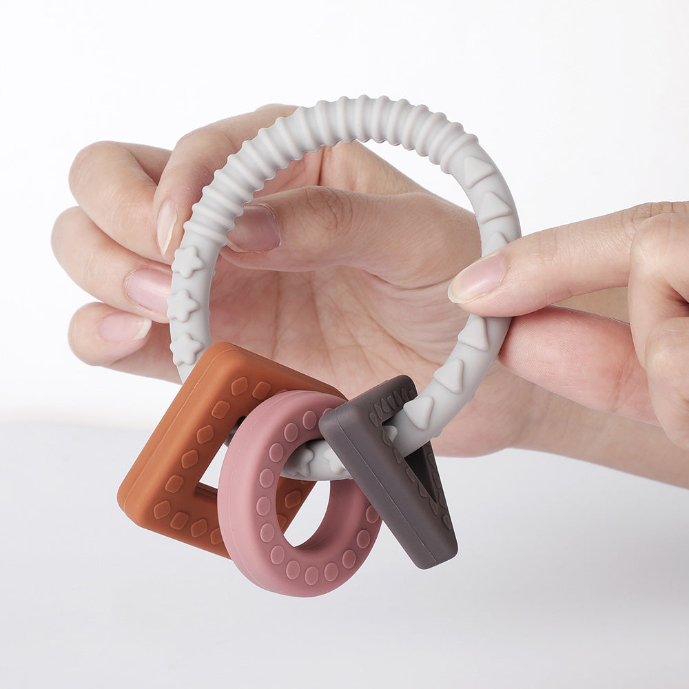 Haakaa Silicone Teething Ring - HoneyBug