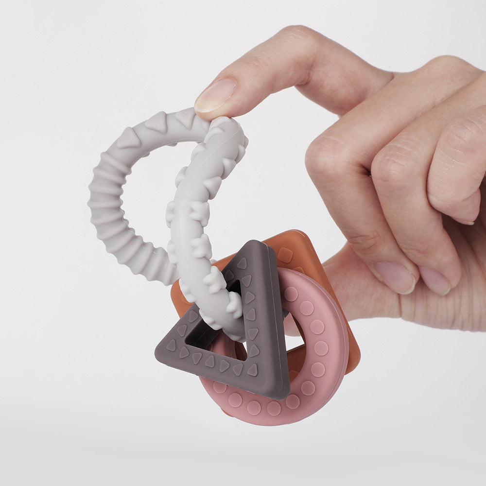 Haakaa Silicone Teething Ring - HoneyBug