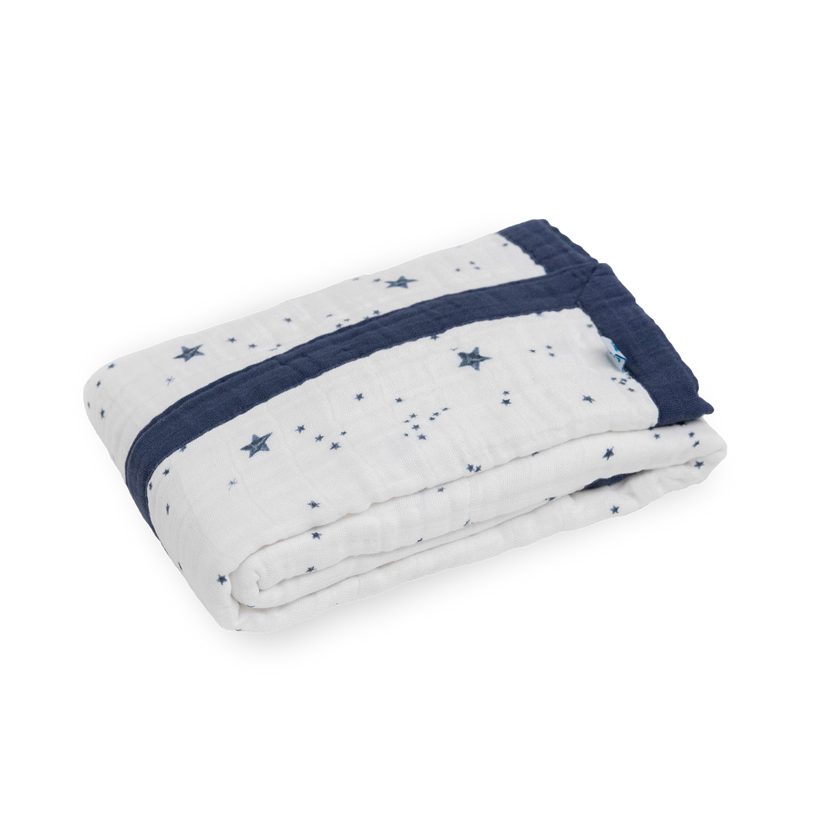 Cotton Muslin Baby Quilt - Shooting Stars - HoneyBug