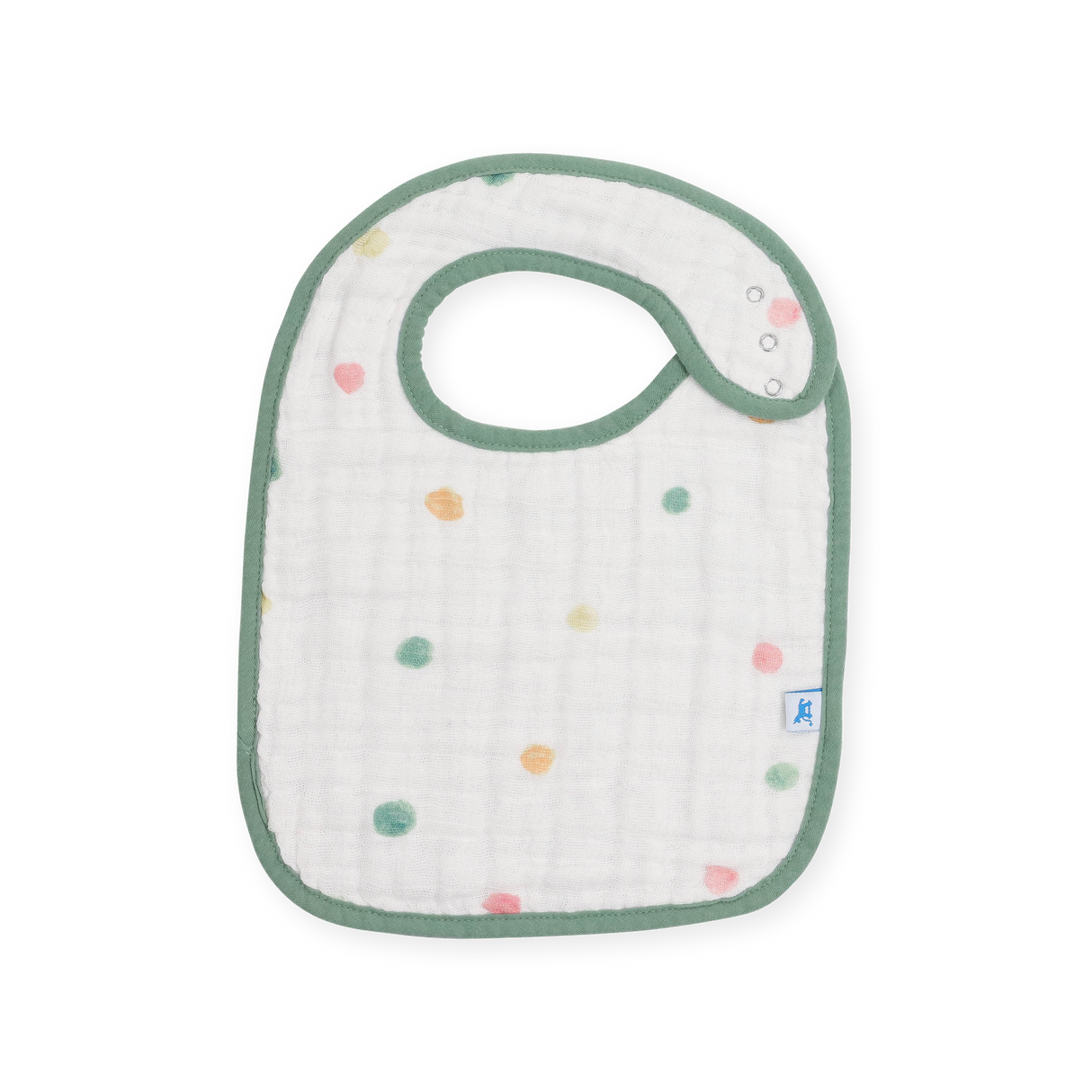 Cotton Muslin Classic Bib 3 Pack - Party Animals - HoneyBug