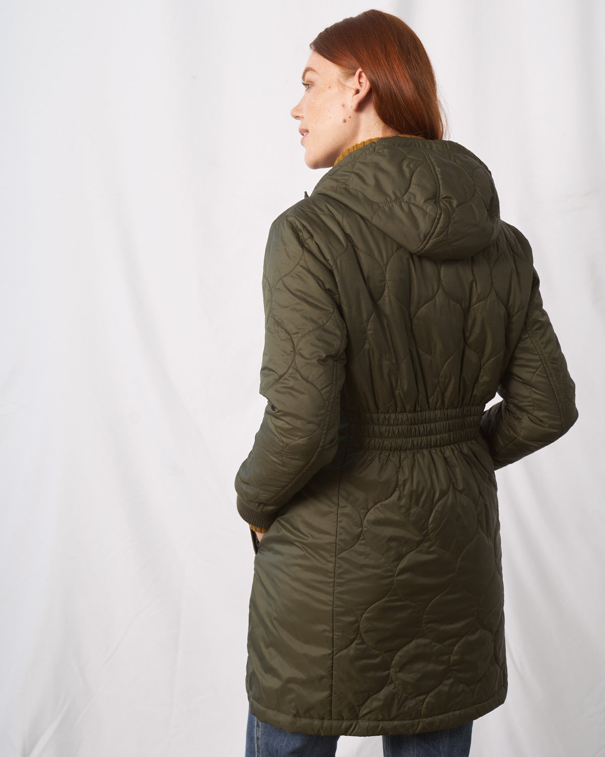 Bison Ultralight Long Liner Jacket - HoneyBug