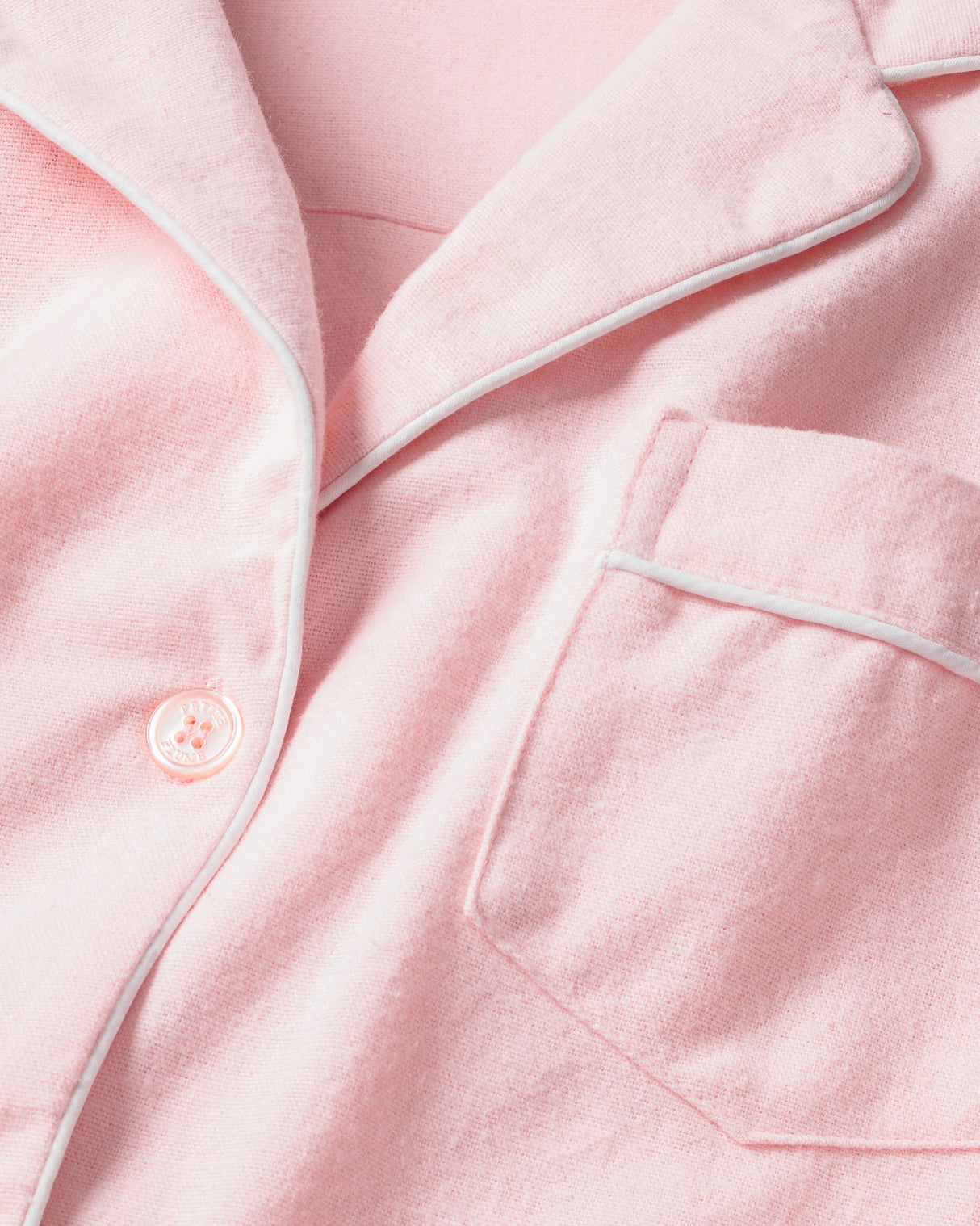 Kid's Flannel Pajama Set in Pink - HoneyBug