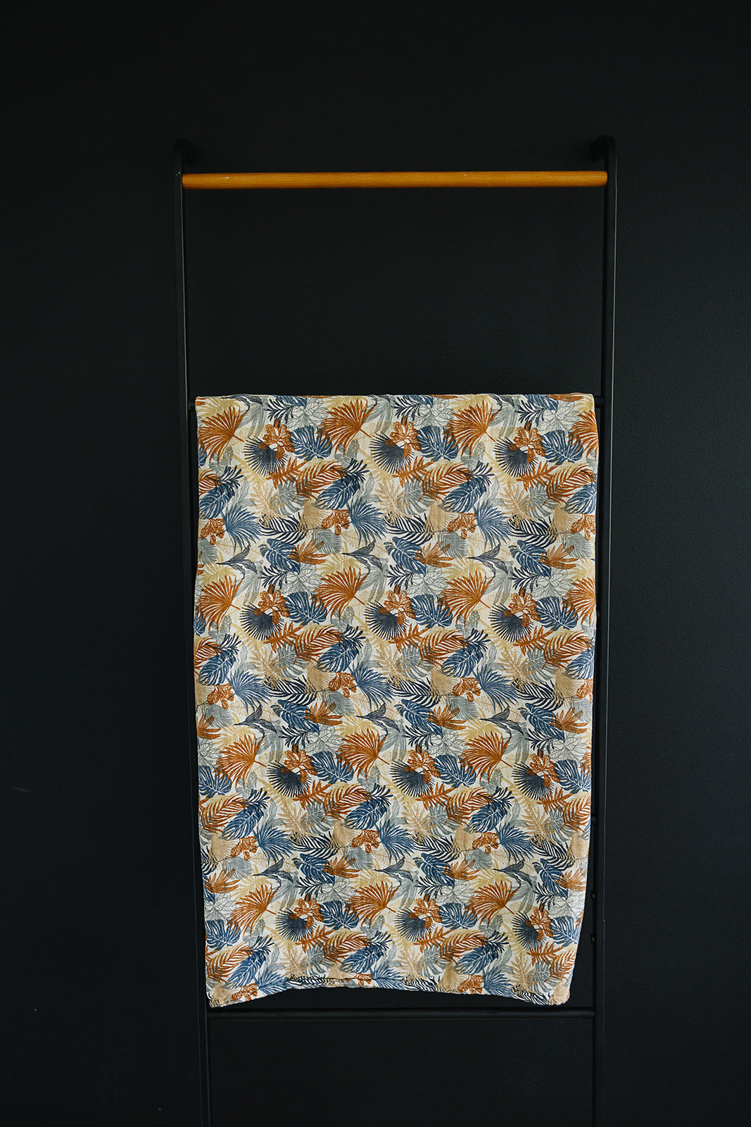 Paradise Palms Muslin Swaddle Blanket - HoneyBug