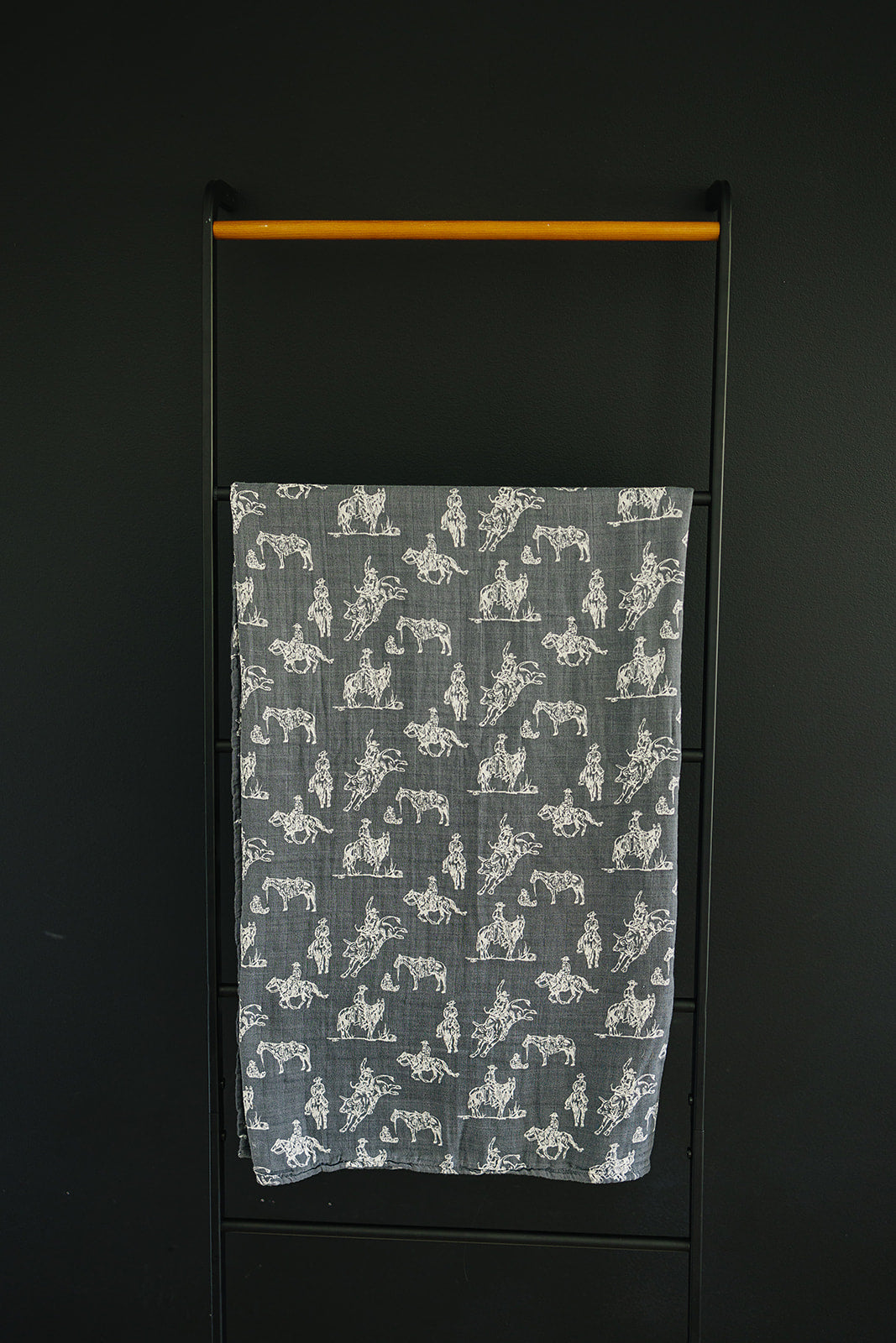 Wild West Muslin Swaddle Blanket - HoneyBug