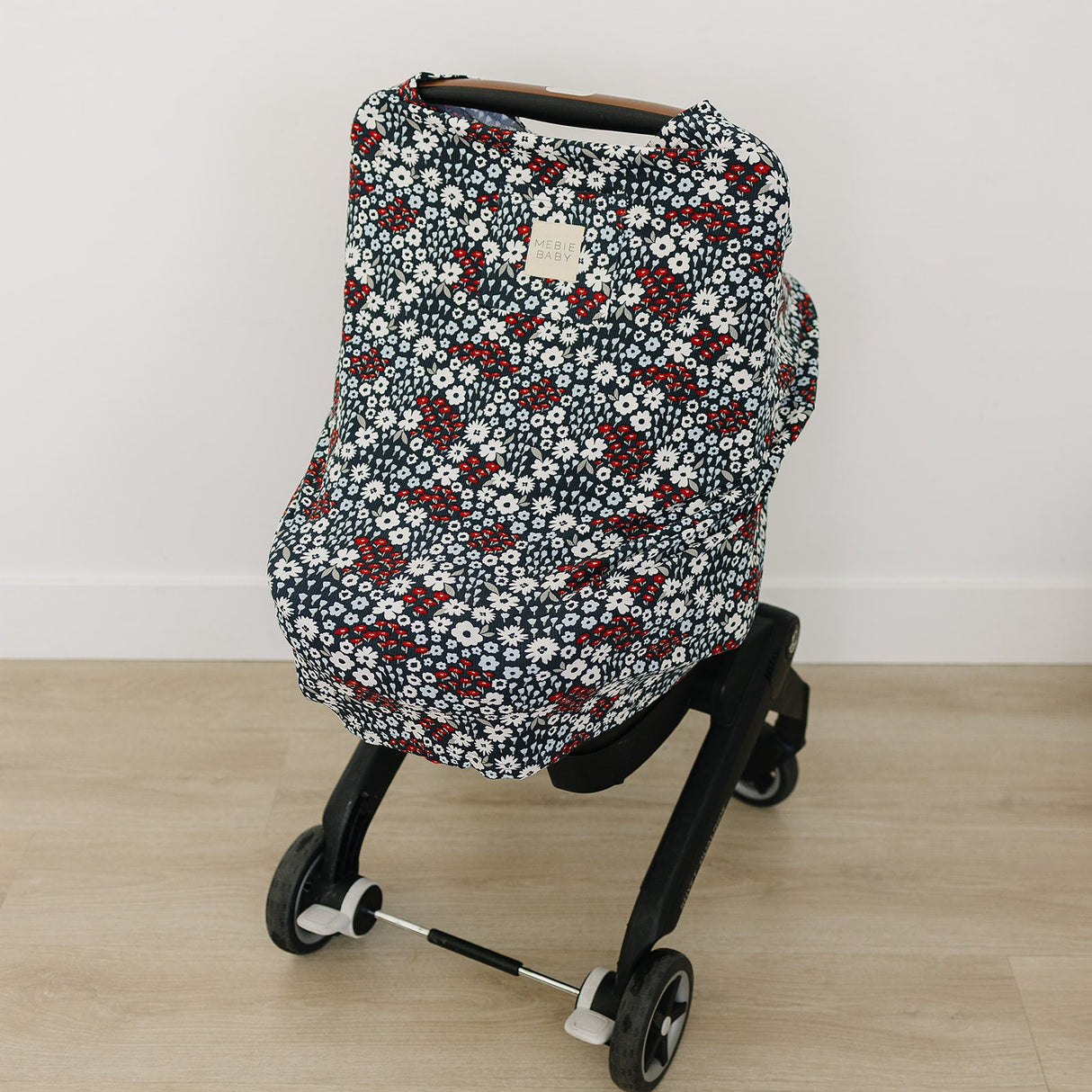 Americana Floral Ribbed Bamboo Multi-Use Cover - HoneyBug