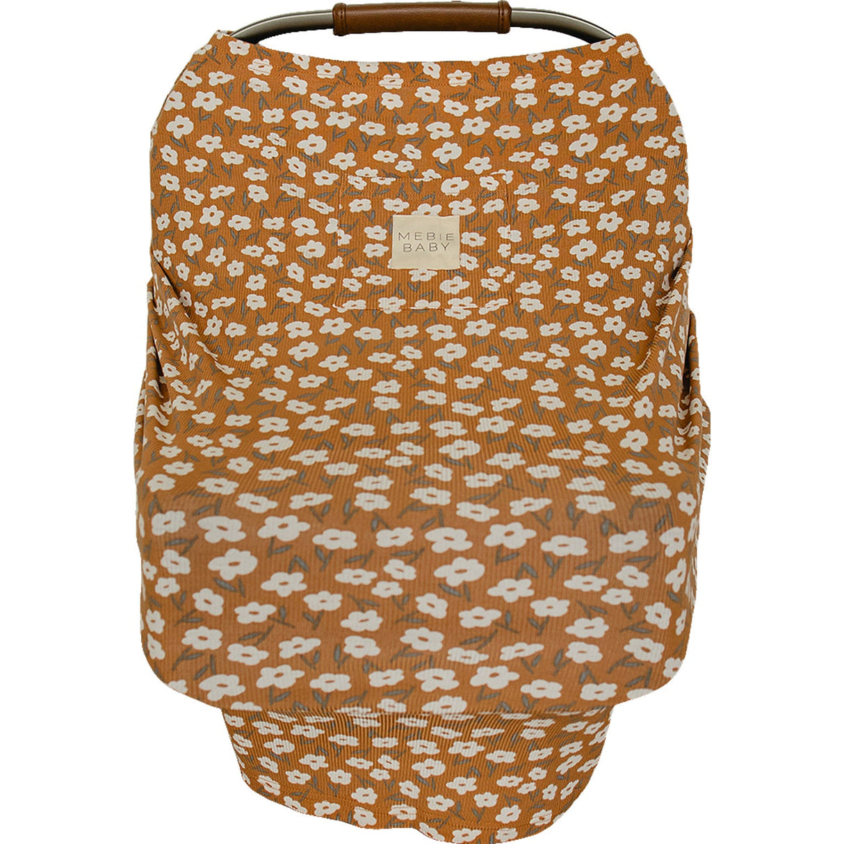 Mustard Floral Bamboo Multi-Use Cover - HoneyBug