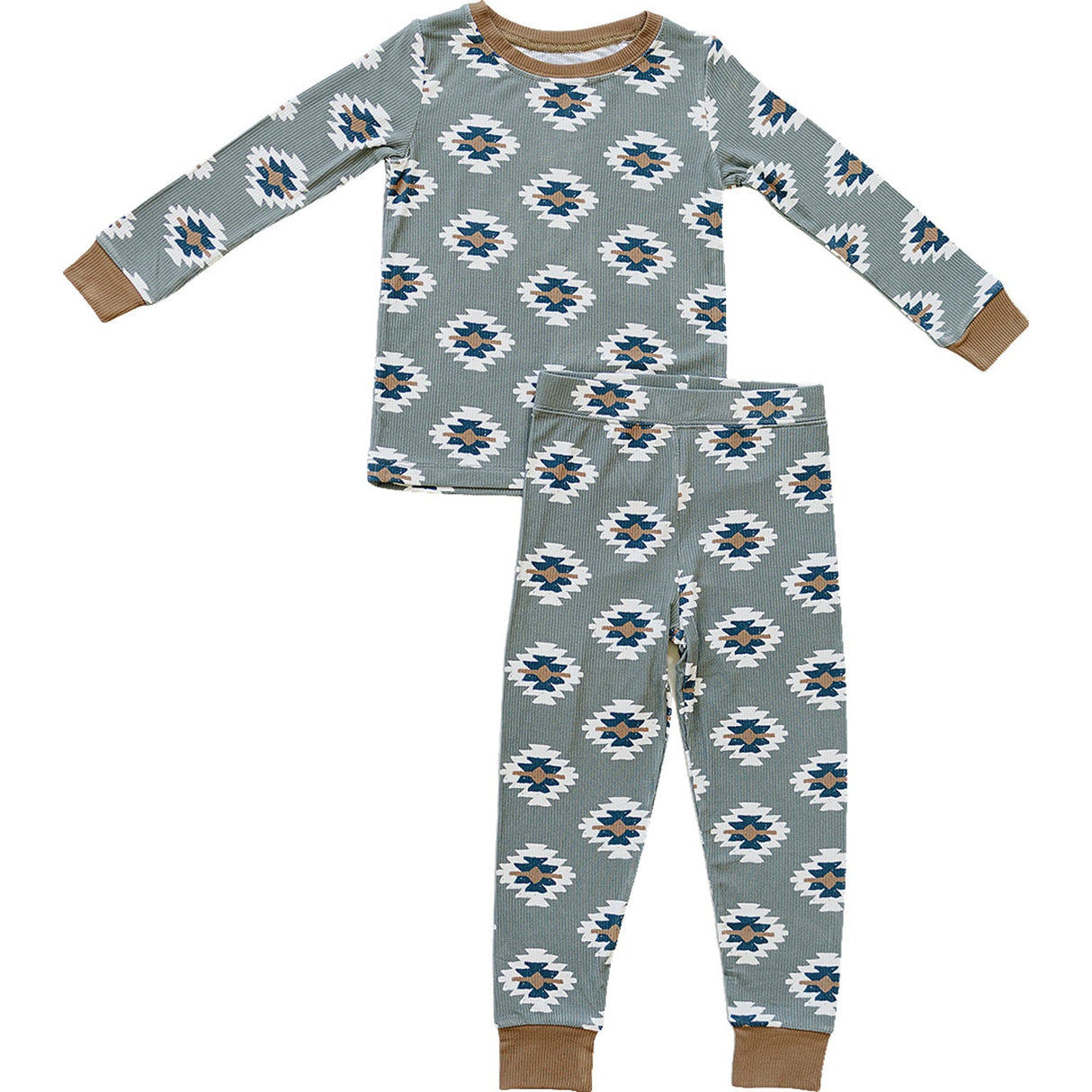 Southwest Aztec Ribbed Bamboo Cozy Set - HoneyBug