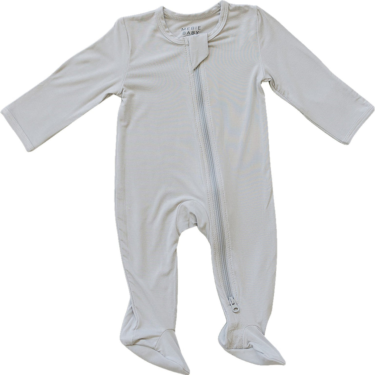 Stone Bamboo Footed Zipper - HoneyBug