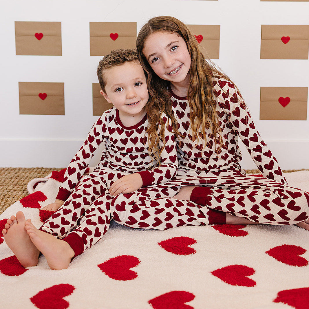 Hearts Plush Blanket