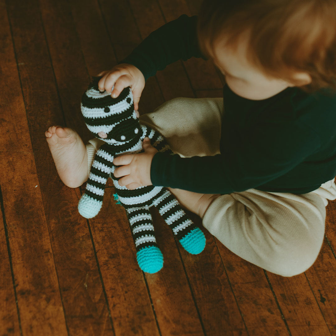 Zebra Rattle - HoneyBug