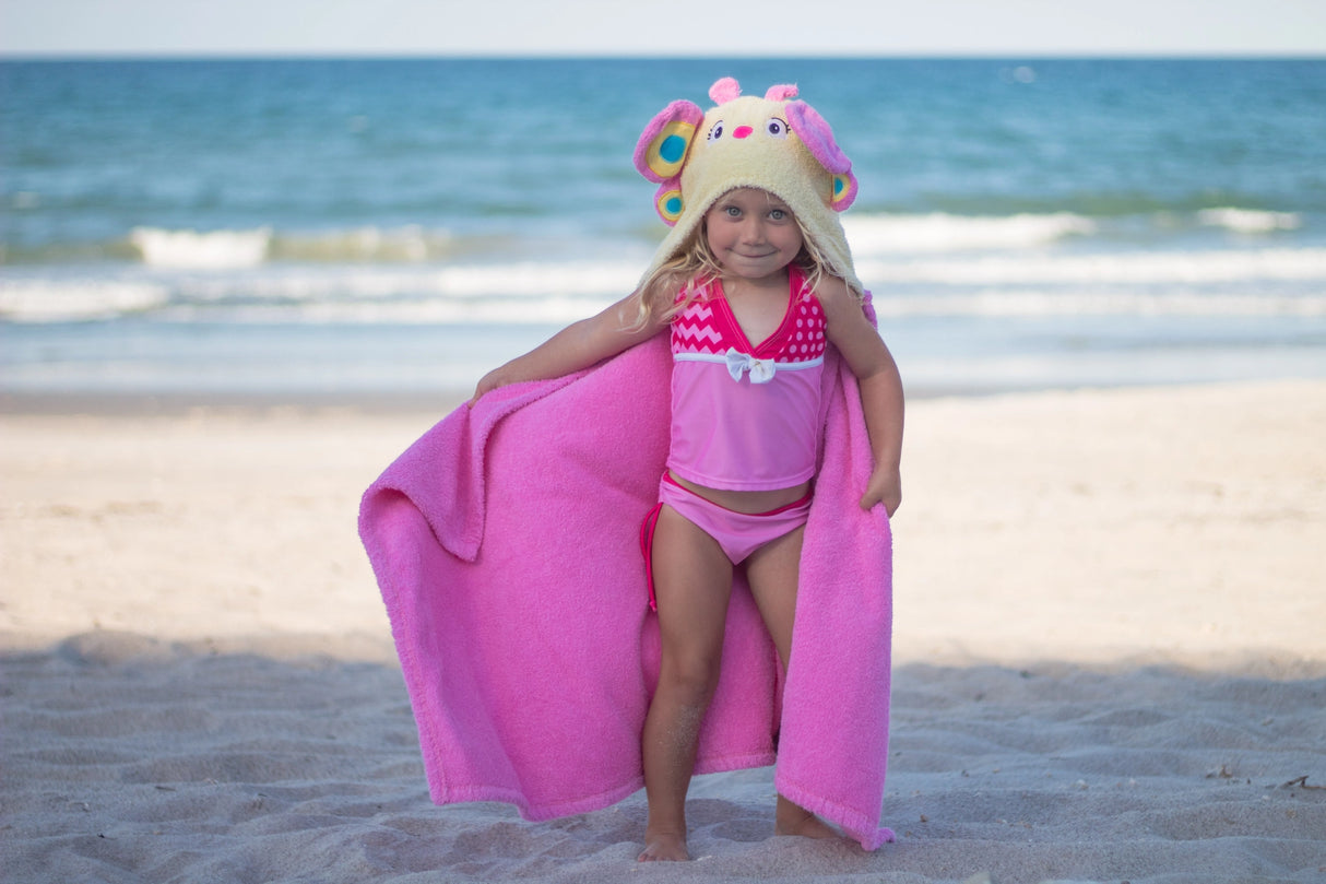 Butterfly Hooded Towel - Toddler - HoneyBug