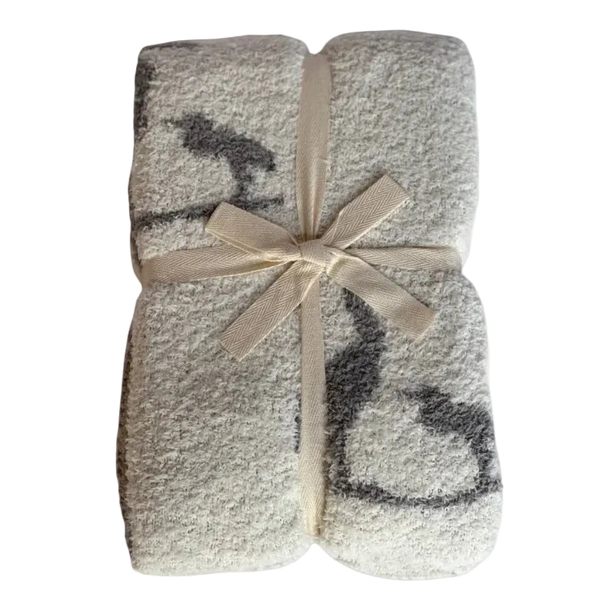 Heron Harmony Baby Blanket