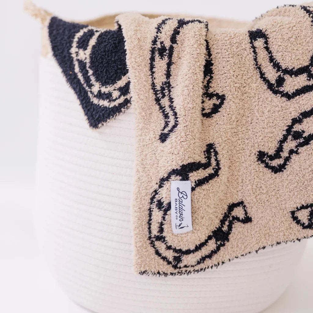 Saddle Down Baby Blanket