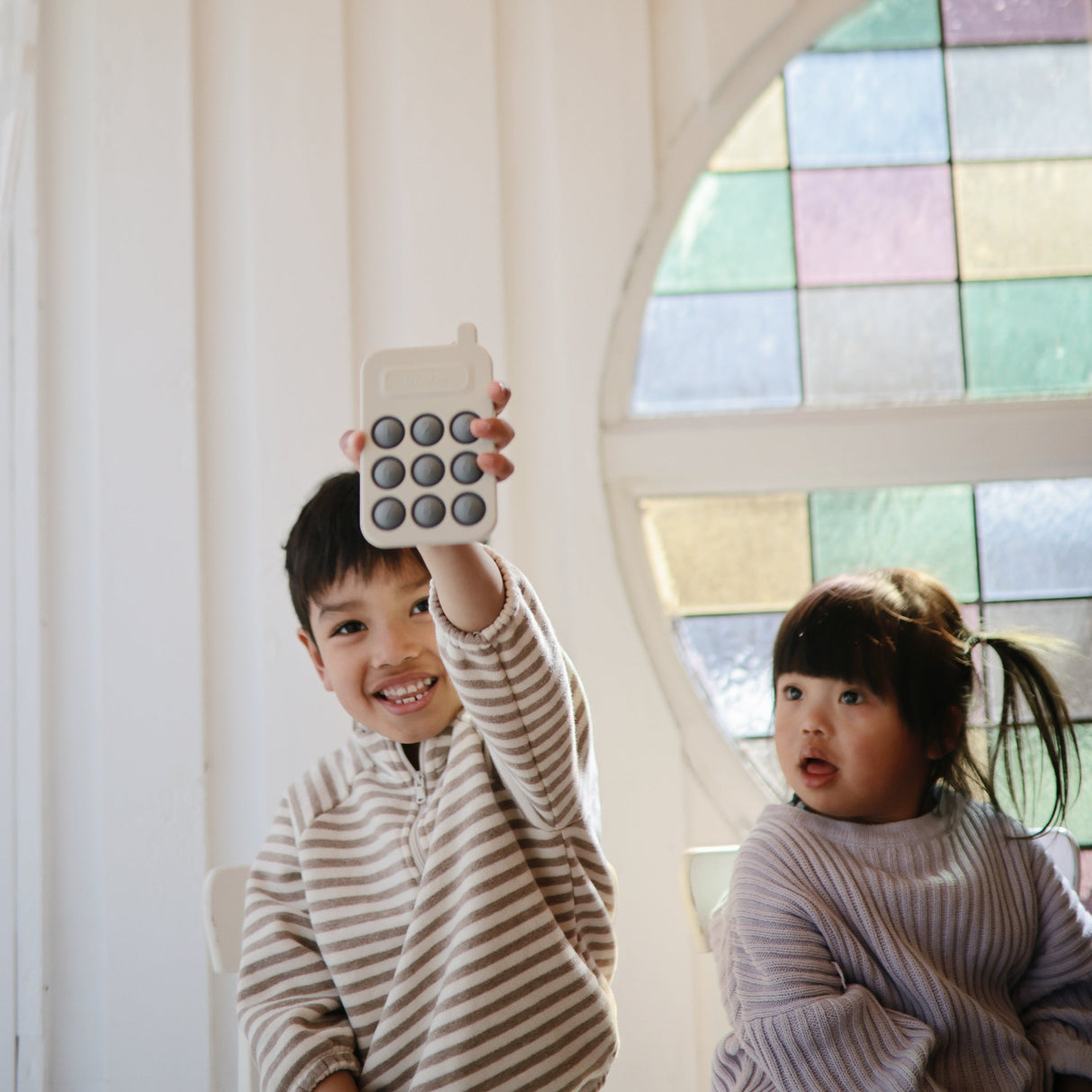 Phone Press Toy - Blush - HoneyBug