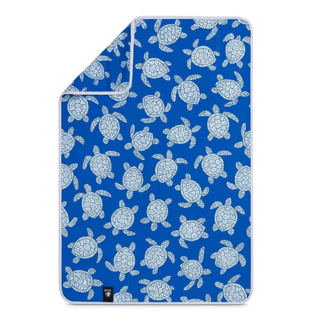 Sea Turtle Beach Towel with Hood - HoneyBug