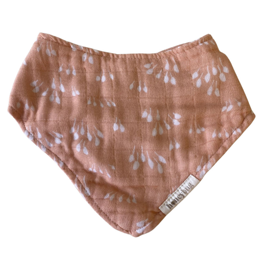 HoneyBug Bandana Bib - Blushing Meadow - HoneyBug