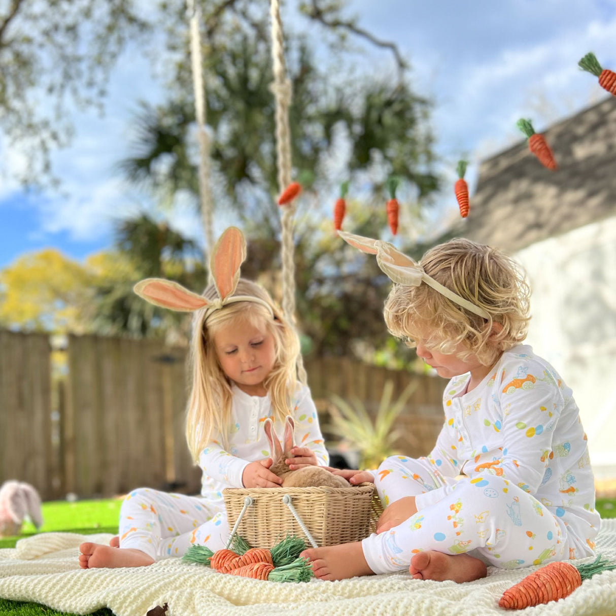 Easter Bunny Egg Hunt Pajamas