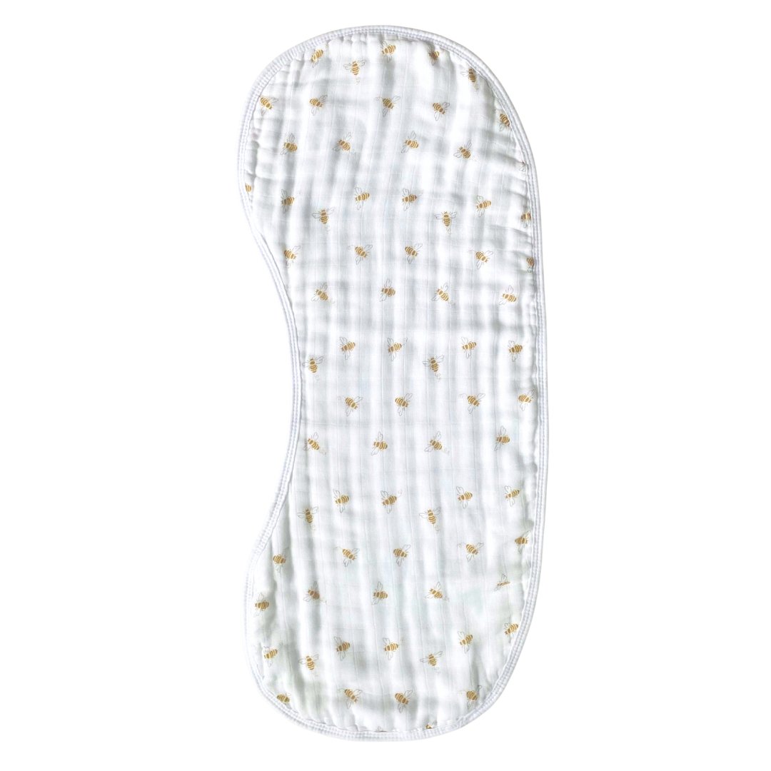 Burp Cloth Bib - Busy Bees - HoneyBug