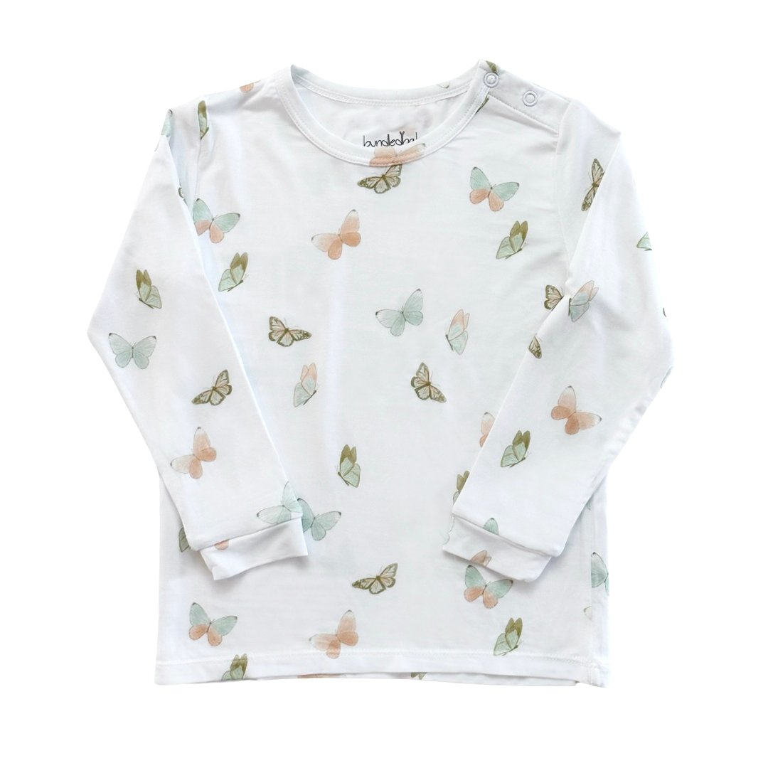 Toddler Pajama Set - Butterflies - HoneyBug