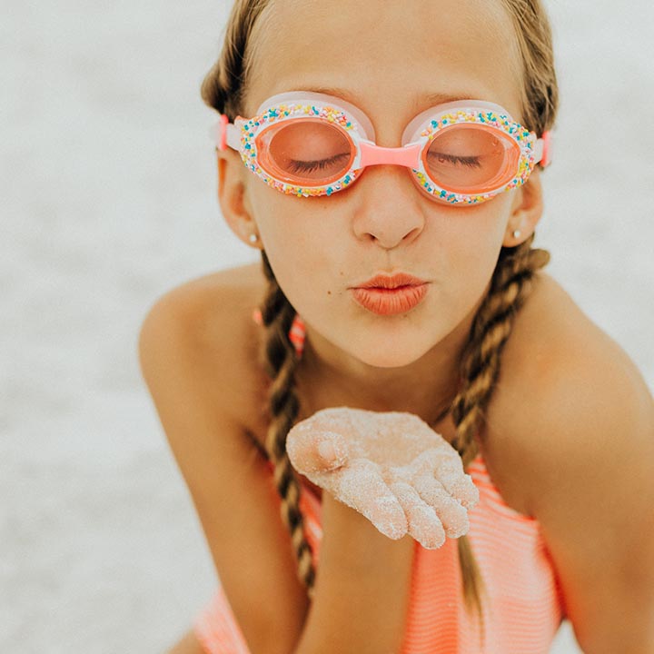 Angel Cake Pink Cake Pop Kids' Goggles - HoneyBug