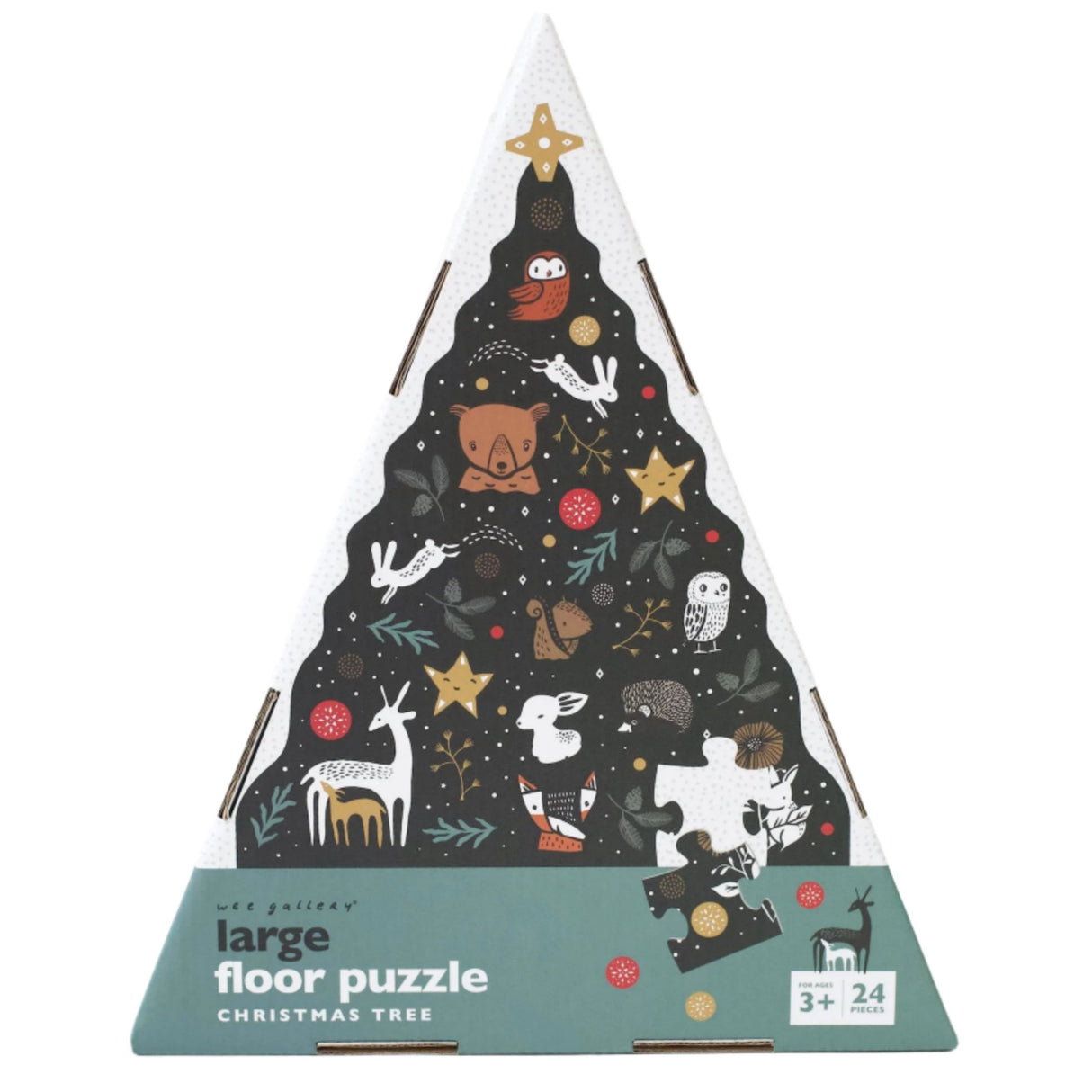 Christmas Tree Floor Puzzle - HoneyBug