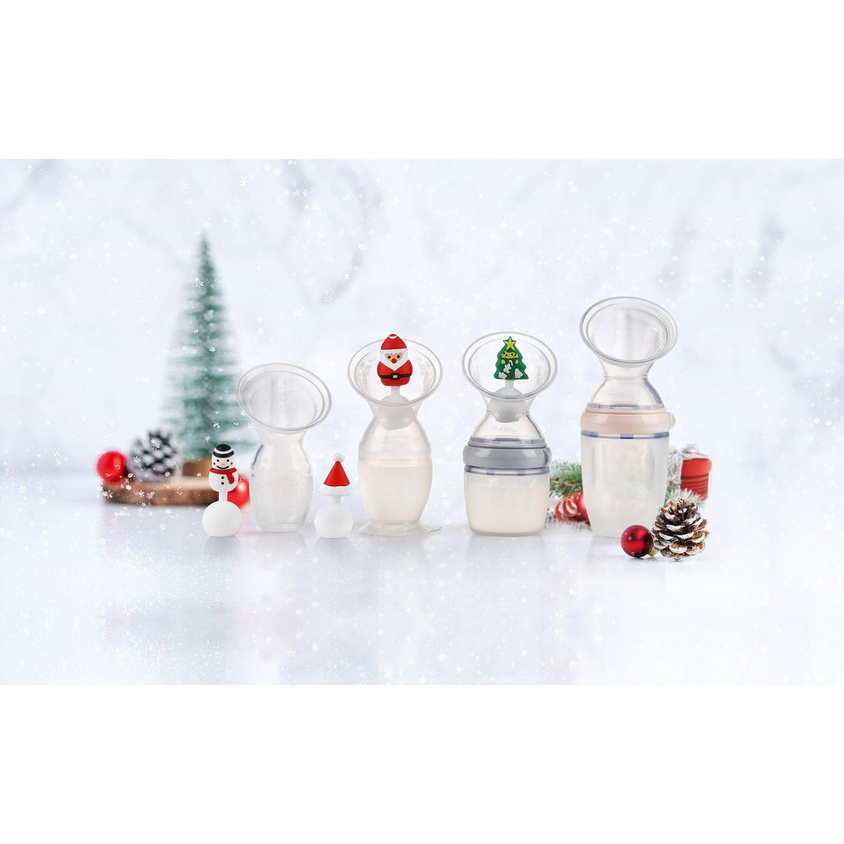 Haakaa Winter Holiday Silicone Breast Pump Stopper 1PK (Limited Edition) - HoneyBug