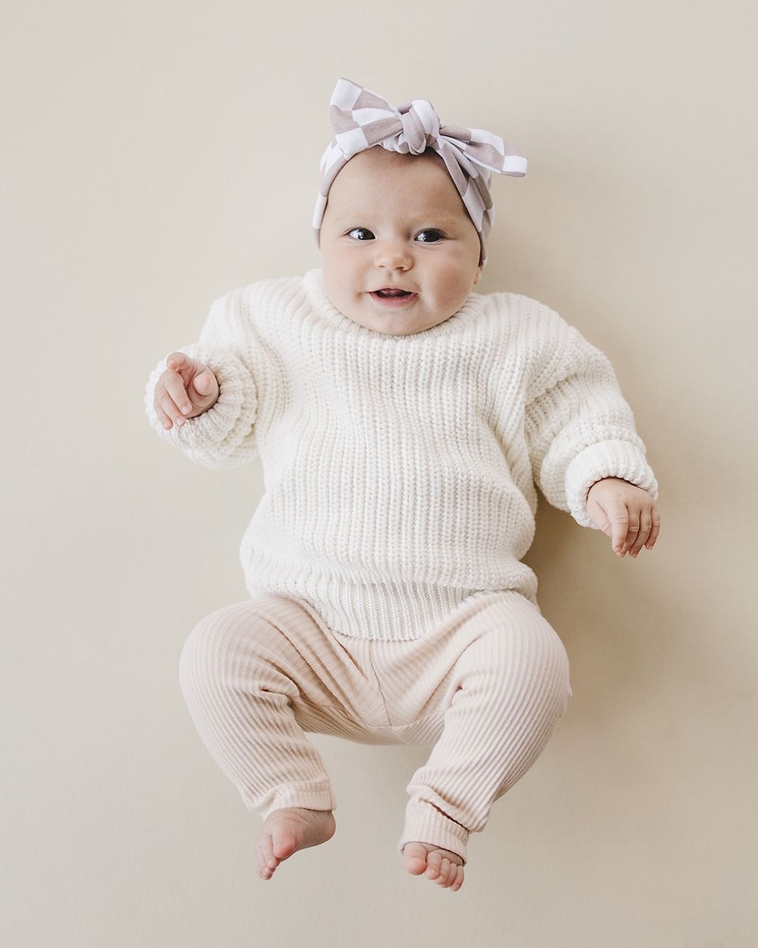 Chunky Knit Sweater | Milk - HoneyBug
