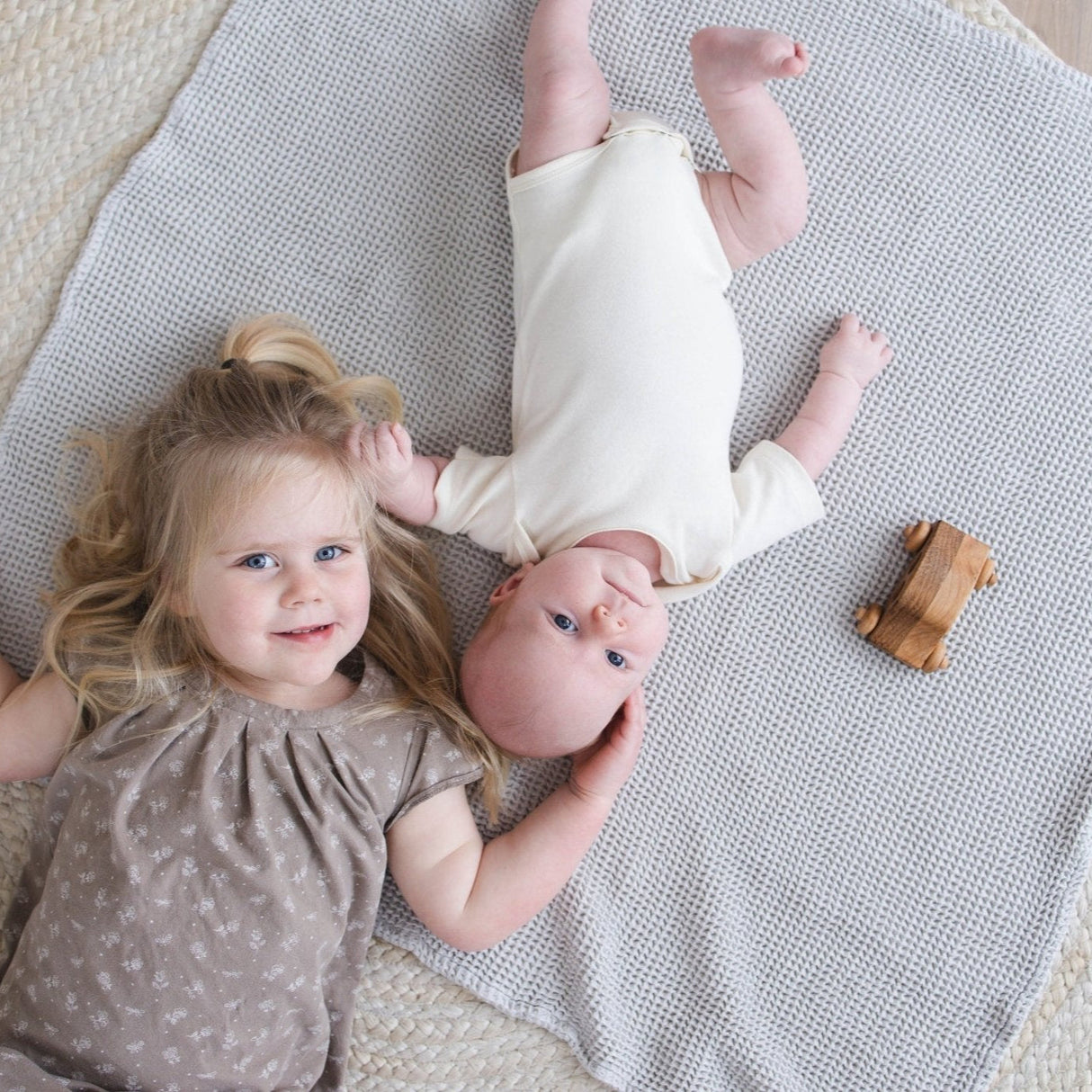 Cinnamon Waffle Baby Blanket