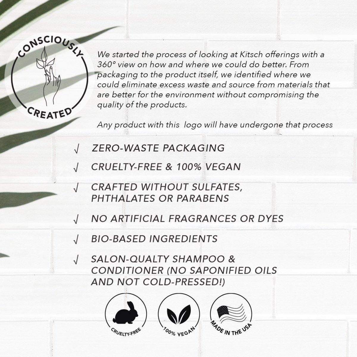 Coconut Deep Repair Conditioning Bar/Mask for Dry Damaged Hair by KITSCH - HoneyBug