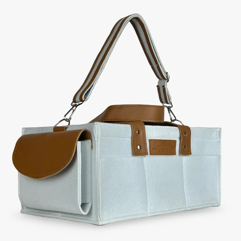 Blue Coral Diaper Caddy