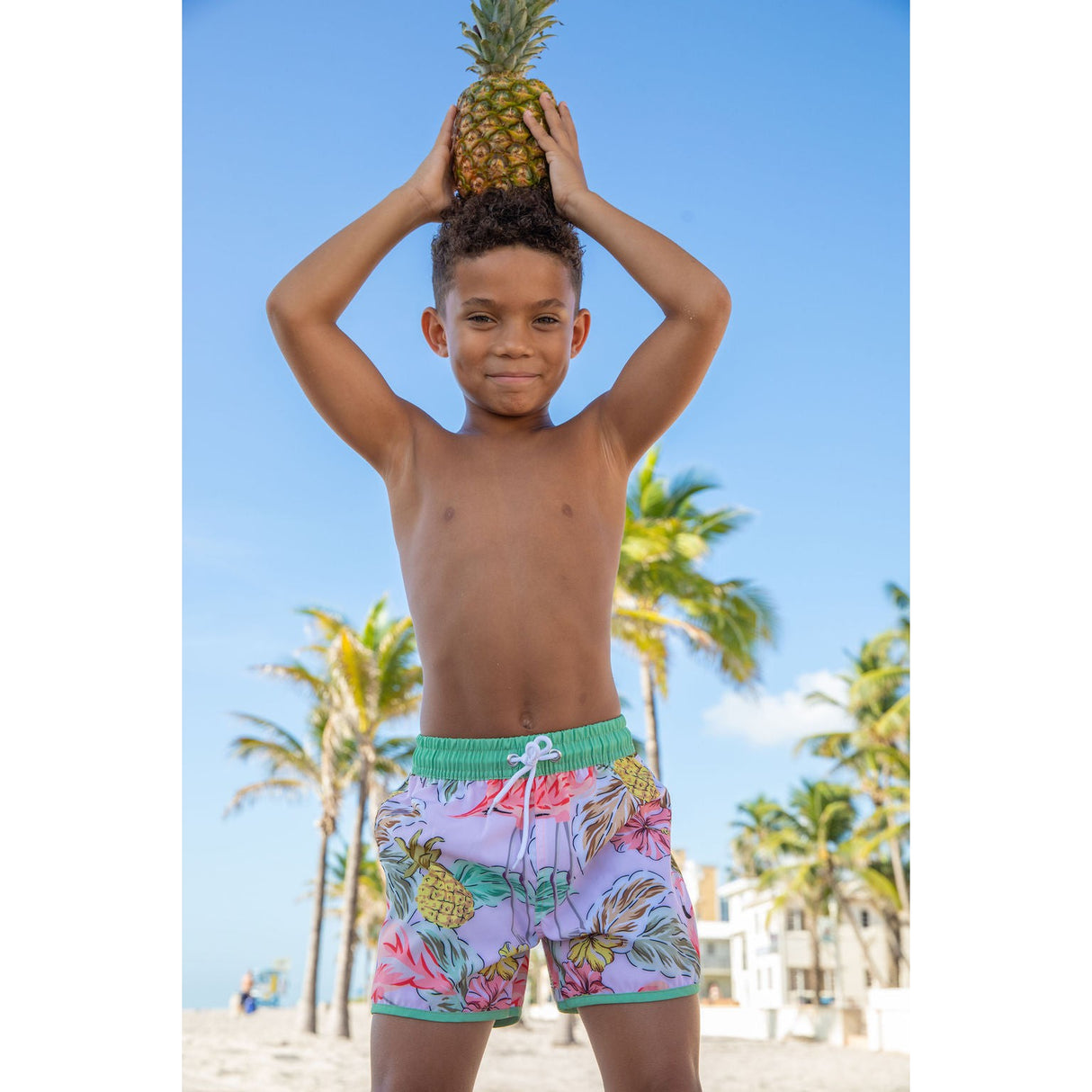 Sea Oak Swim Trunks - HoneyBug