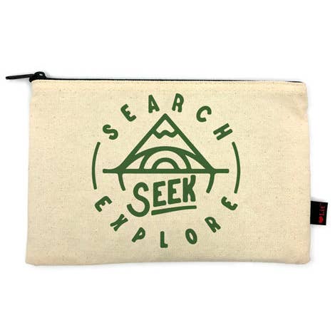 Search, Seek, Explore Pencil Pouch - HoneyBug