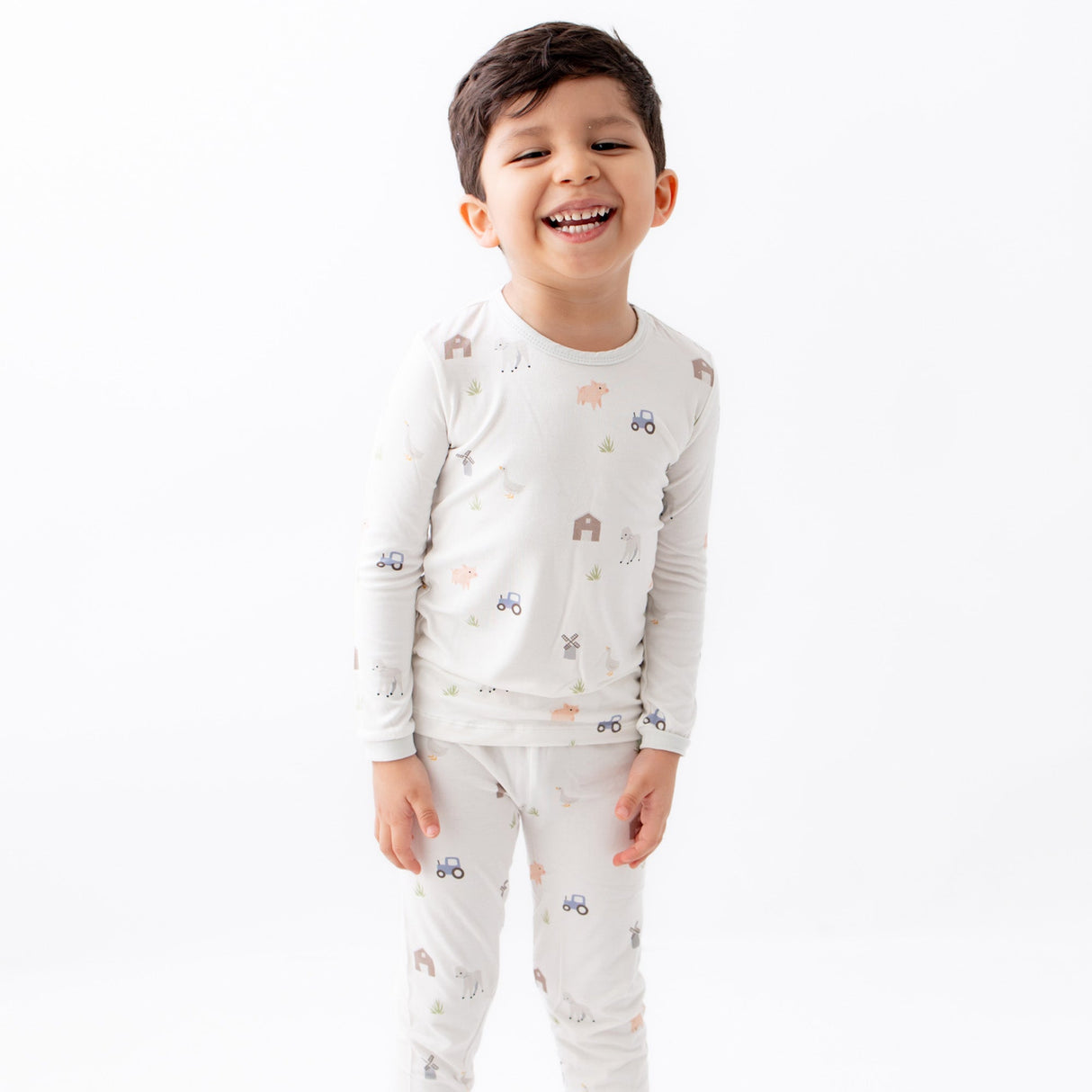 Farm Animals Pajama Set - HoneyBug