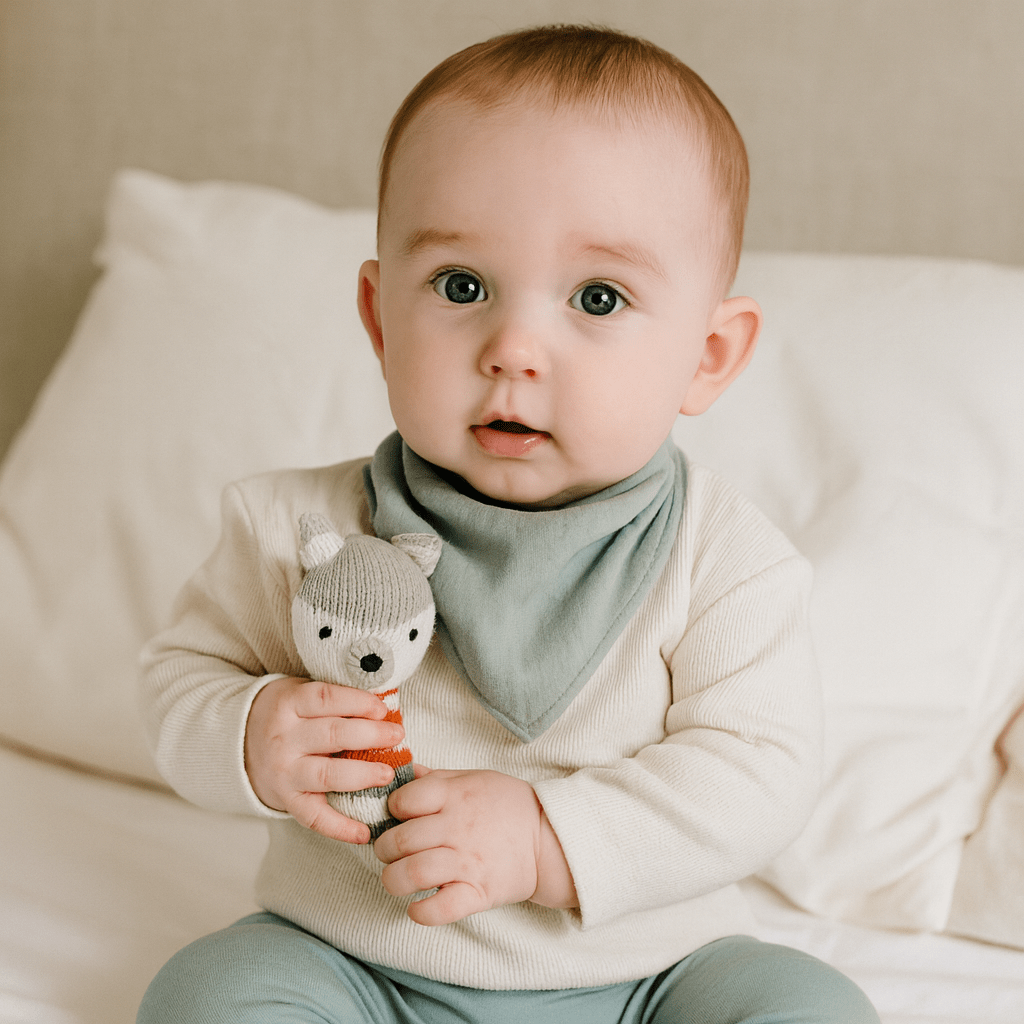mini rattle | finley the fox - HoneyBug