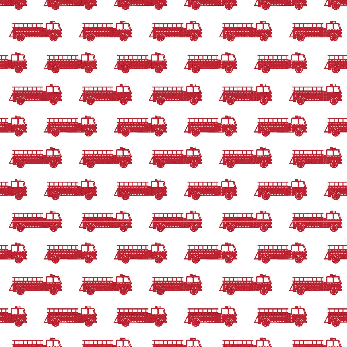Hudson Boys' Short Set - Fire Truck Red - HoneyBug
